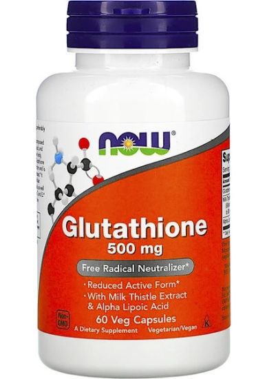 Now Foods, Glutathione, 500 Mg, 60 Veg Capsules resmi