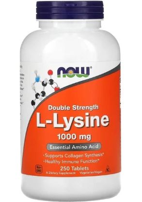 Now L-Lysine 1000 mg 250 Tablets resmi