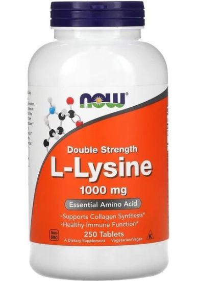 Now L-Lysine 1000 mg 250 Tablets resmi